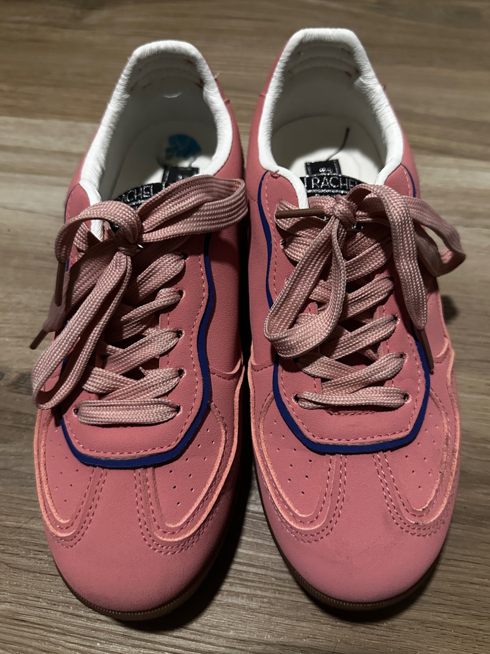 Rachel Pink and Blue Sneakers